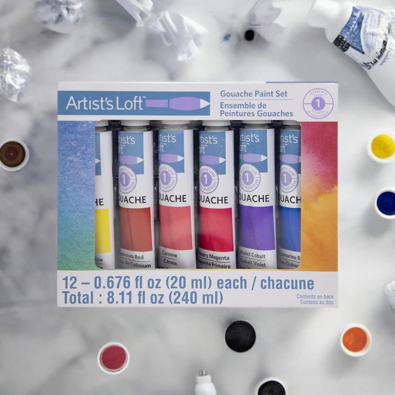 12 Color Gouache Paint Set by Artist's Loft™